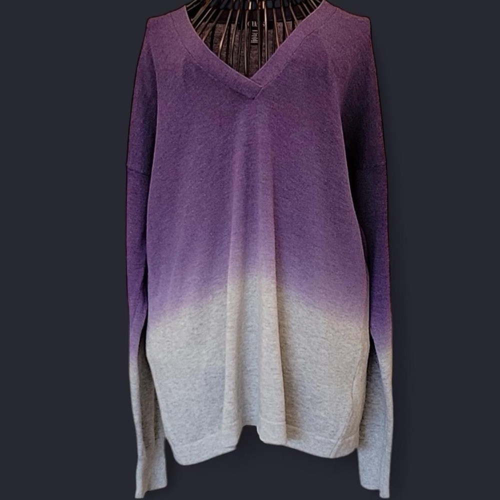 Chaps Ombre V Neck Sweater